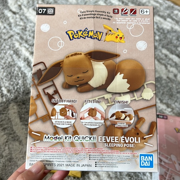 Set of 6 Pokemon Model Kits and a Pikachu 3D Puzzle - Picture 5 of 8